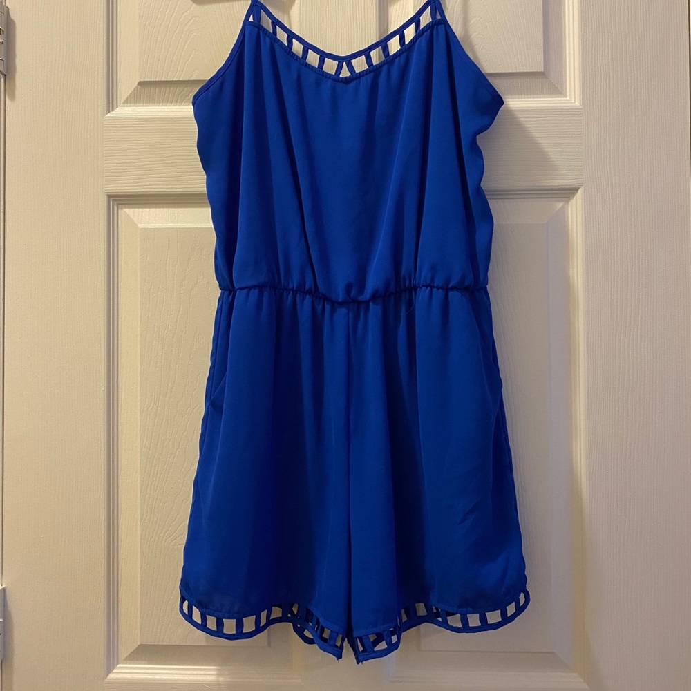 Blue romper
